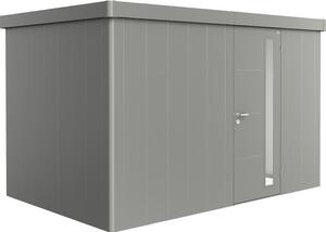 Magazie grădină Biohort Neo 2D metal ușă standard 347,5x235,5 cm argintiu metalizat