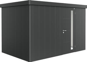 Magazie grădină Biohort Neo 2D metal ușă standard 347,5x235,5 cm gri închis metalizat