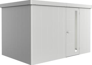Magazie grădină Biohort Neo 2D metal ușă standard 347,5x235,5 cm argintiu metalizat