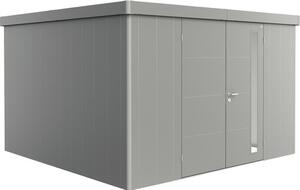 Magazie grădină Biohort Neo 4D metal ușă dublă 348x348 cm gri-cuarț metalizat