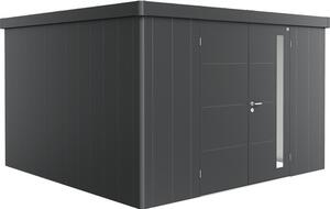 Magazie grădină Biohort Neo 4D metal ușă dublă 348x348 cm gri închis metalizat