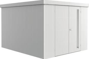 Magazie grădină Biohort Neo 4C metal ușă dublă 291,5x347,5 cm argintiu metalizat