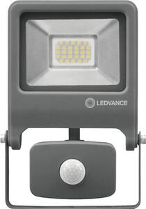 Proiector LED exterior Ledvance Endura Flood 20W 1700 lumeni IP44, senzor de mișcare, lumină neutră, gri închis