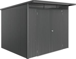 Magazie grădină Biohort AvantGarde Eco A6 metal ușă dublă 260x260 cm gri închis metalizat