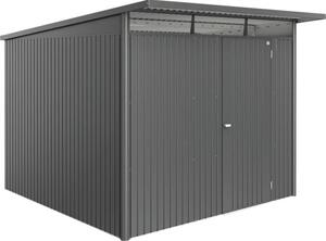 Magazie grădină Biohort AvantGarde Eco A7 metal ușă standard 260x300 cm gri închis metalizat