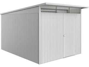 Magazie grădină Biohort AvantGarde Eco A8 metal ușă standard 260x380 cm argintiu metalizat