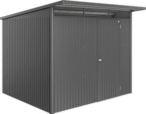 Magazie grădină Biohort AvantGarde Eco A6 metal ușă standard 260x260 cm gri închis metalizat