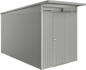 Magazie grădină Biohort AvantGarde Eco A4 metal ușă standard 180x380 cm gri-cuarț metalizat