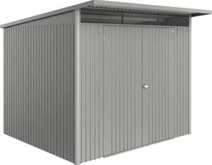 Magazie grădină Biohort AvantGarde Eco A6 metal ușă dublă 260x260 cm gri-cuarț metalizat
