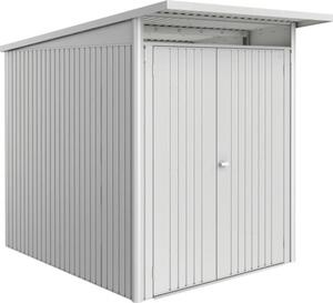 Magazie grădină Biohort AvantGarde Eco A2 metal ușă dublă 180x260 cm argintiu metalizat