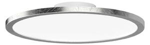 LIGHTME Plafonieră cu LED Aqua Ø30.2cm frunze de argint, Gri, Baie, Metal, Modern