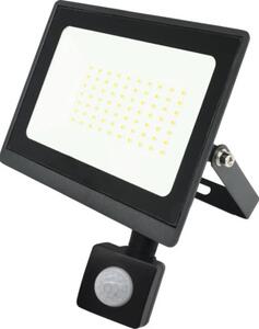 Proiector LED exterior Well Slim 50W 5000 lumeni IP65, senzor de mișcare, lumină rece