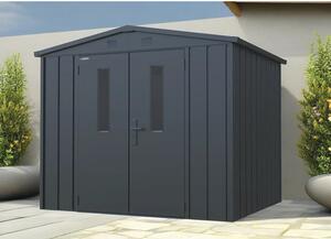 Căsuţă de grădină Konsta Premium 4,9 m² 244x232 cm negru