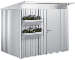 Jardinieră Biohort FloraBoard pentru 82x25x188 cm argintiu metalizat