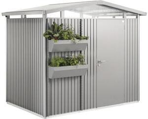 Jardinieră Biohort FloraBoard pentru 82x25x188 cm gri-cuarț metalizat