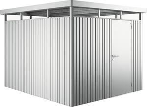 Magazie grădină Biohort HighLine H5 metal ușă standard 275x315 cm argintiu metalizat