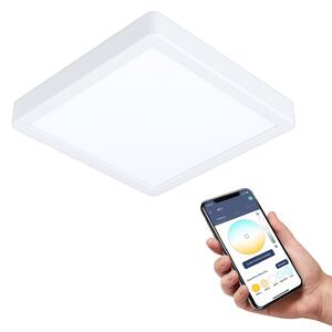 EGLO connect Fueva-Z plafonieră 21x21cm alb