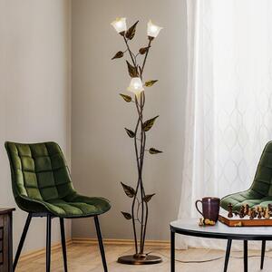 Lampă de podea Miranda stil florentin, bronz