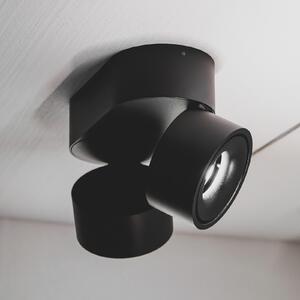 LOOM DESIGN Aim LED spot de plafon 2 becuri negru