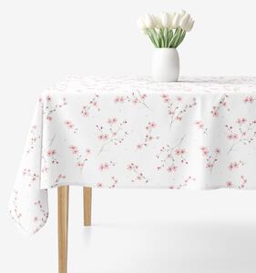 Goldea față de masă 100% bumbac - sakura înflorită 80 x 80 cm