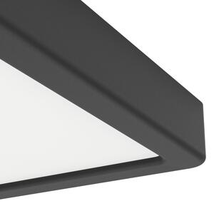 Eglo 901328 - Plafonieră LED FUEVA pentru baie, 7W, 230V, 15x15 cm, IP44, neagră