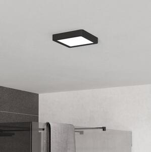 Eglo 901328 - Plafonieră LED FUEVA pentru baie, 7W, 230V, 15x15 cm, IP44, neagră
