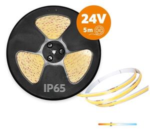 Bandă LED TRAMO pentru exterior, 50W/24V, 5m, IP65, 3000K