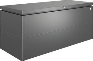 Ladă depozitare Biohort LoungeBox 200 metal 200x84x88,5 cm gri închis metalizat