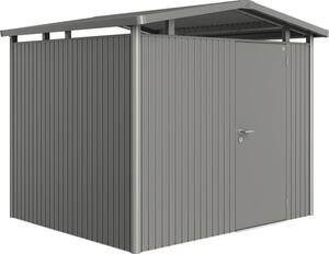 Magazie grădină Biohort Panorama P3 metal ușă standard 273x238 cm gri-cuarț metalizat