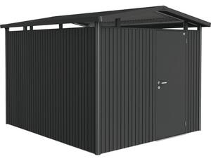 Magazie grădină Biohort Panorama P5 metal ușă standard 273x318 cm gri închis metalizat