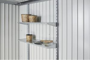Rafturi pentru magazie Biohort AvantGarde, HighLine, Panorama 185 cm argintiu 2 buc