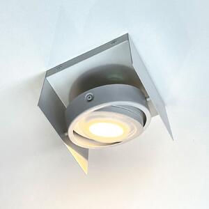 MEGATRON Cardano spot tavan LED, 1 becuri, alb, reglabil, Alb, Hol, Metal, Modern