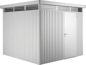 Magazie grădină Biohort HighLine H4 metal ușă standard 275x275 cm argintiu metalizat