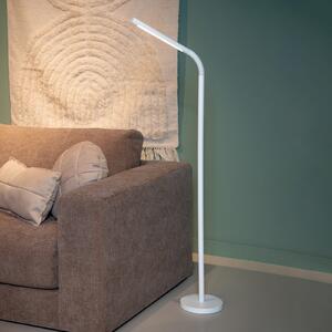 Lucide Lampadar LED reîncărcabil Gilly, alb, reglabil, Alb, Camera de zi / sufragerie, Metal, Modern