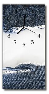 Ceas de perete din sticla vertical Canvas art color