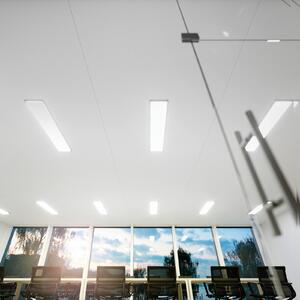 Sigor Panou LED Fled, 3.600 lm, 120x30 cm, 115°, 3.000 K, Alb, Camera de zi / sufragerie, Plastic, Modern