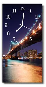 Ceas de perete din sticla vertical Orase culoare arhitectura pod