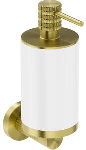 Mexen Triv, dozator de săpun de perete, alb/auriu periat, 250ml, 70A33058-55W