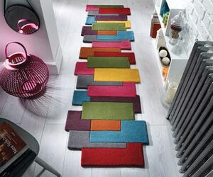 Covor traversă Collage Multicolor 60X230 cm, Flair Rugs