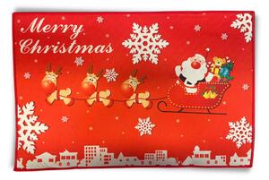 Covoras de Craciun Culoare rosu, MERRY CHRISTMAS