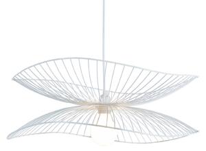 Forestier Lillebule S lampă pendul, 56 cm, alb, reglabil, Alb, Camera de zi / sufragerie, Metal, Design