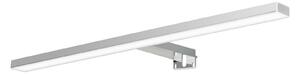 Ebir Esther 2 LED oglindă cu lumină, cromată, lățime 50 cm, Metalic, Baie, Plastic, Modern