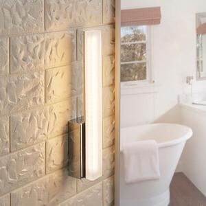 Lucande Aplică de perete cu LED pentru baie Julie, 32 cm înălțime, crom, IP44