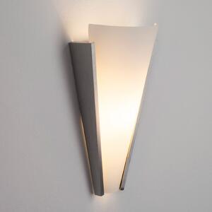 Aplică de perete Lindby Magnus, alb, sticlă, înălțime 31 cm, E14