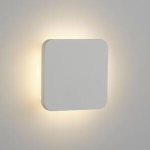 Aplică perete LED Gypsum 15x15cm din gips alb