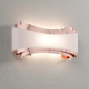 Selène Aplică cu LED Ionica, cupru abajur din sticlă, Cupru, Hol, Metal, Design