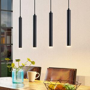 Arcchio Kammeron lampă suspendată LED, negru, metal, 80 cm, Negru, Camera de zi / sufragerie, Metal, Modern