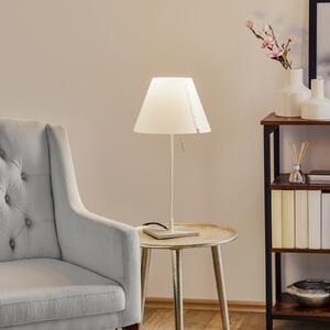 Luceplan Costanzina lampă de masă aluminiu, alb