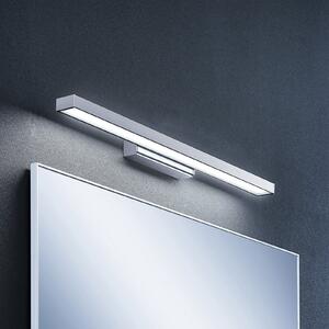 Lindby LED oglindă cu lumină Alenia, 60 cm, crom, aluminiu, IP44, Metalic, Baie, Metal, Modern