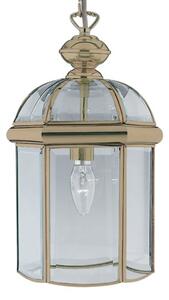 Lampă suspendată Arlind, Ø 18 cm, alamă antic